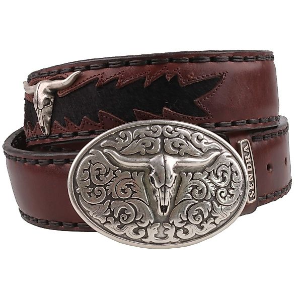 Sendra Boots Ledergürtel 584-PELO-Marron günstig online kaufen