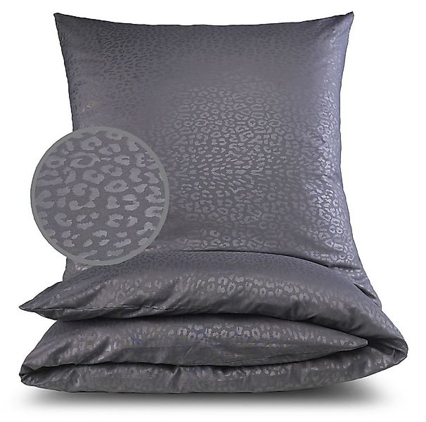 Malika Bettwäsche 2x 135x200 + 2x 80x80 cm atmungsaktiver Bettbezug, Präge günstig online kaufen