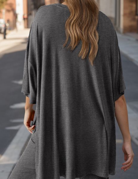 LUCKZON Pyjama Zweiteiler für Damen vorder günstig online kaufen