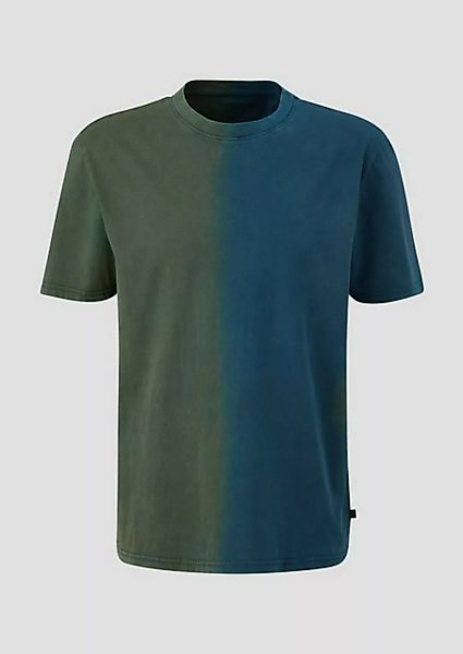 QS Kurzarmshirt T-Shirt mit Waschung günstig online kaufen