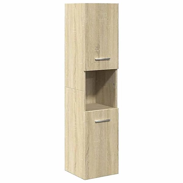 vidaXL Badezimmerschrank Sonoma-Eiche 30x30x130 cm Holzwerkstoff 849635 günstig online kaufen