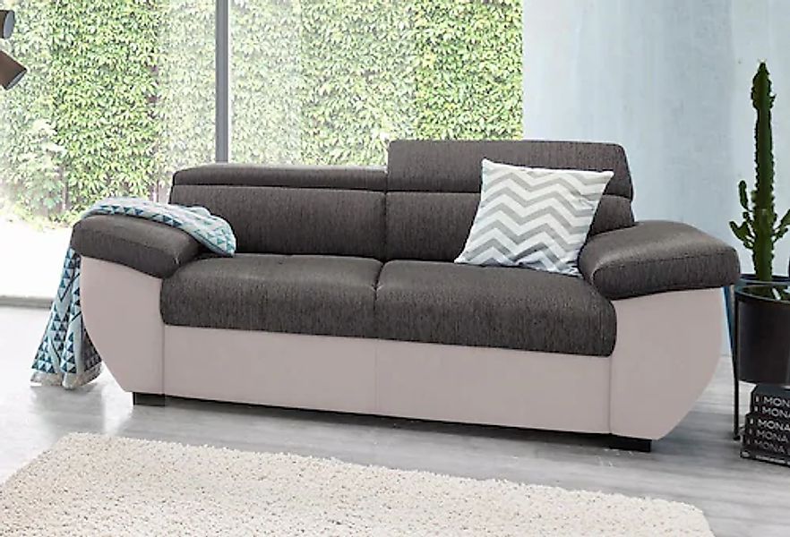 COTTA 2-Sitzer »Speedway«, Big-Sofa mit Kopfteilverstellung günstig online kaufen