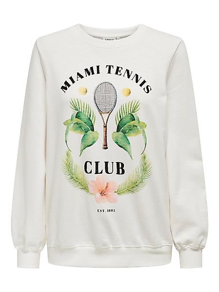 ONLY Sweater ONLJULIA L/S TENNIS O-NECK günstig online kaufen