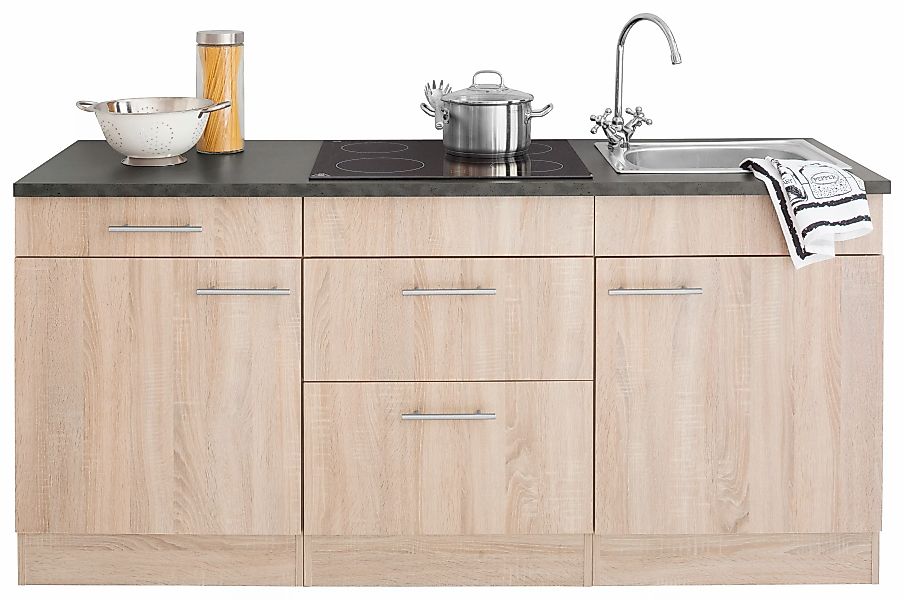 OPTIFIT Küchenzeile "Mini", Breite 180 cm, mit Glaskeramik-Kochfeld, mit Ar günstig online kaufen