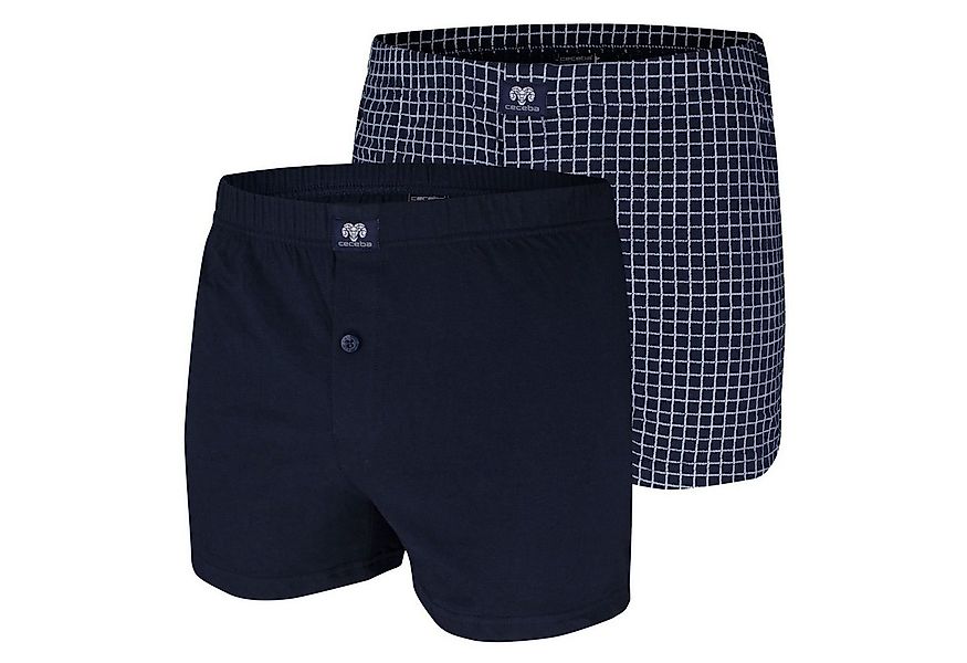 CECEBA Boxershorts Daytona (2-St) mit Eingriff, 100% Baumwolle, im 2er Pack günstig online kaufen