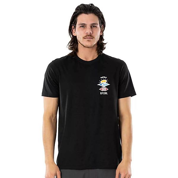 Rip Curl Search Essential Kurzärmeliges T-shirt XL Black günstig online kaufen