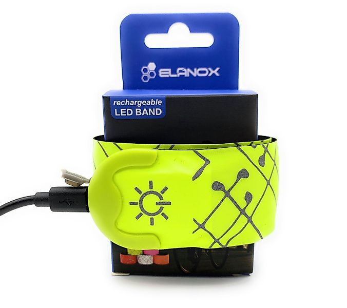 ELANOX LED Blinklicht LED Armband Leuchtband Sport Outdoor Reflektorband Si günstig online kaufen
