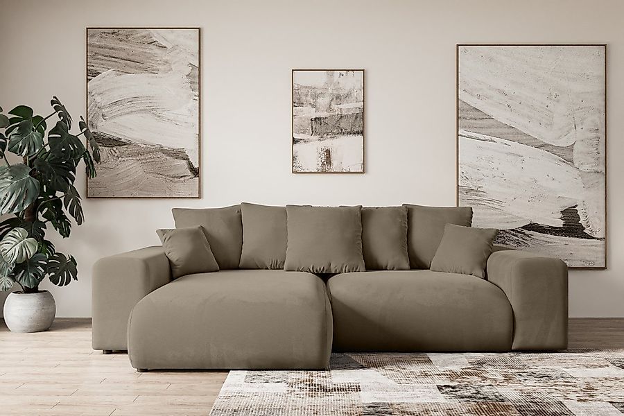 ALTDECOR Ecksofa ESKAR-L, Couch mit Schlaffunktion, günstig online kaufen