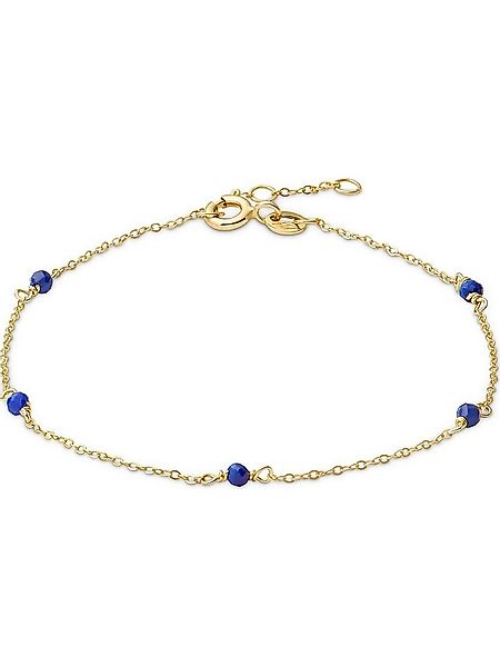 CHRIST Goldarmband CHRIST Damen-Armband 375er Gelbgold 5 Lapislazuli, moder günstig online kaufen
