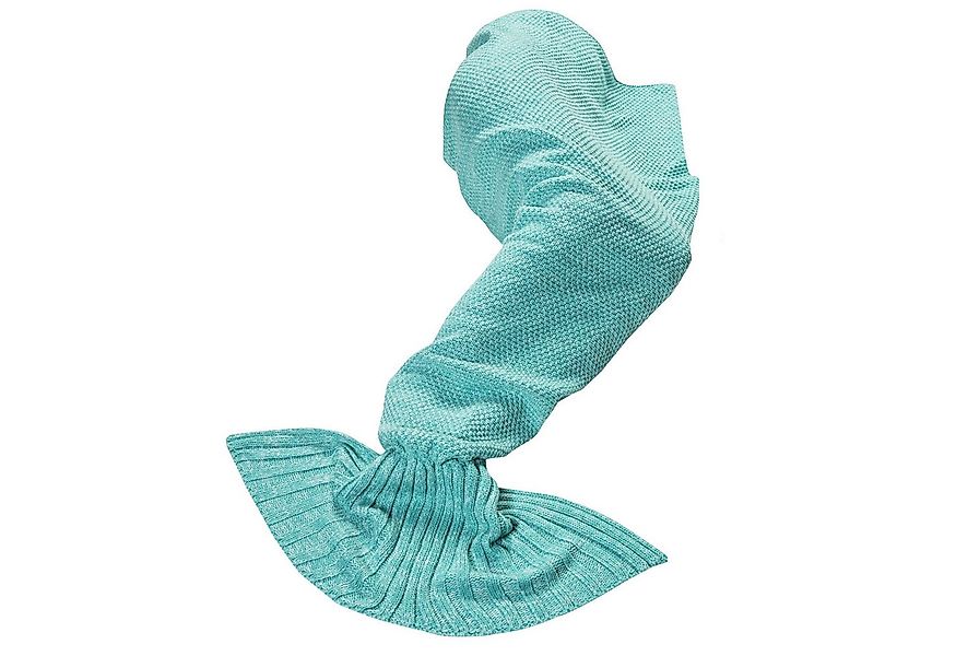 Wohndecke FELUNA Wohndecke Meerjungfrau – Wolldecke mit Schwanzflosse, Felu günstig online kaufen