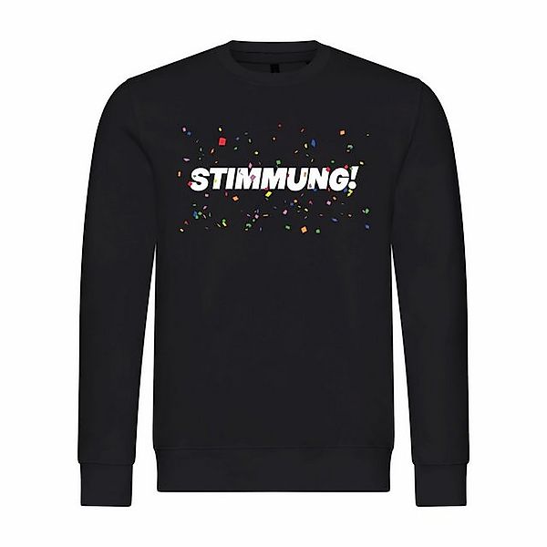 deinshirt Rundhalspullover Herren Pullover STIMMUNG Konfetti Mit Print Moti günstig online kaufen