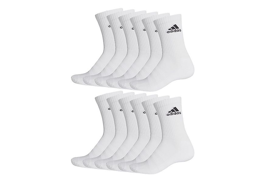 adidas Sportswear Socken Cushioned Crewsocken (6-Paar) mit Logo im Bund günstig online kaufen