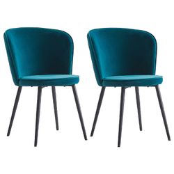 JYMTOM Esszimmerstuhl mit Stoffbezug aus Samt, günstig online kaufen