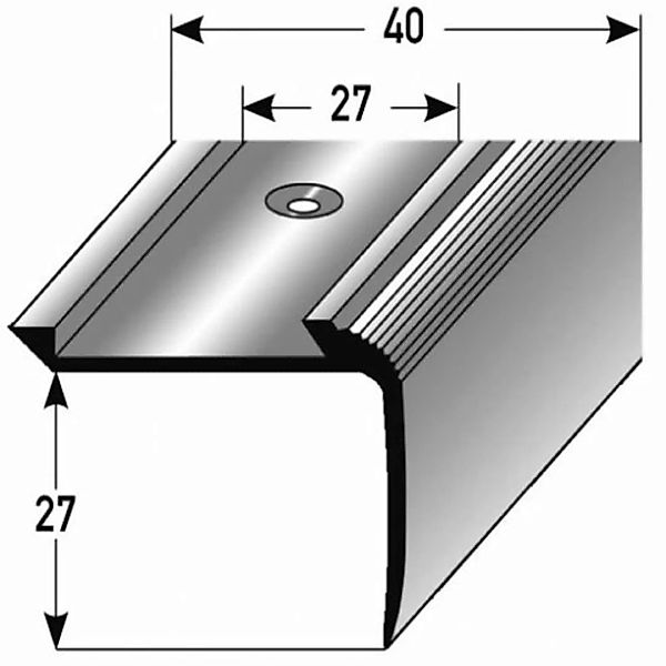 Treppenkante "Enna" / Kombiwinkel / Winkelprofil (Größe 27 mm x 40 mm) aus günstig online kaufen