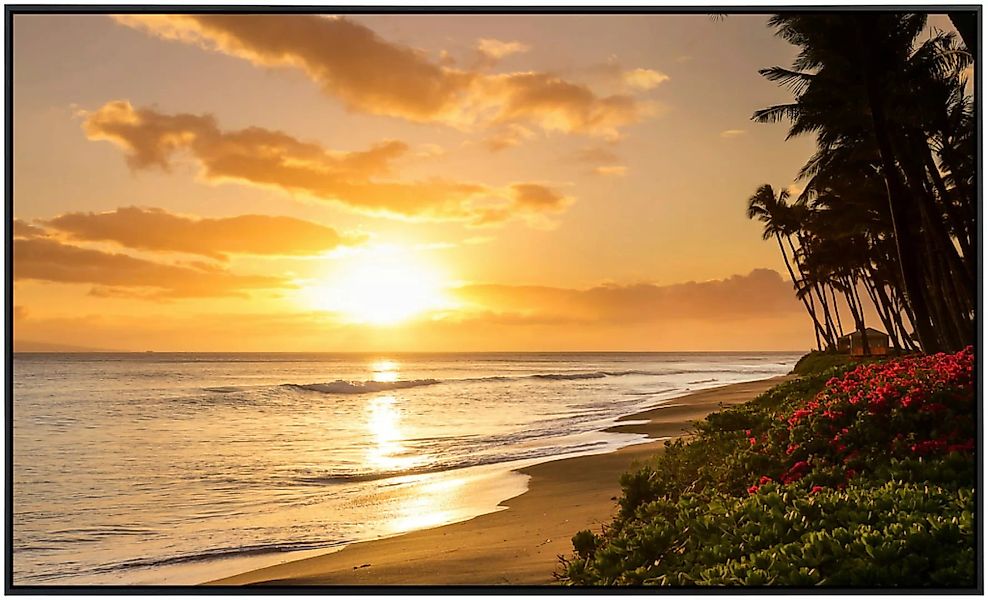 Papermoon Infrarotheizung »Tropischer Sonnenuntergang Kaanapali Beach«, seh günstig online kaufen