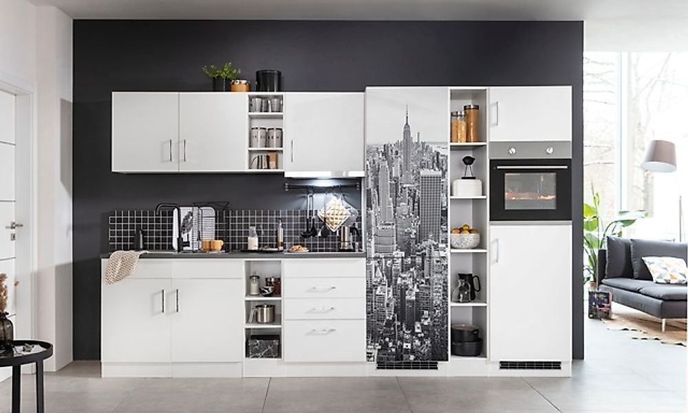 KOCHSTATION Küchenzeile »KS-Paris – Küchen mit einzigartigen Fotomotiven au günstig online kaufen