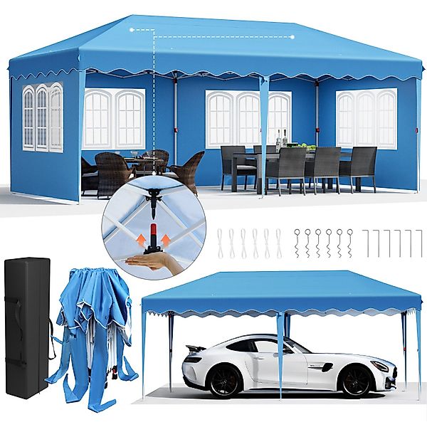 TLGREEN Faltpavillon 3x6M, Pop up Pavillon günstig online kaufen