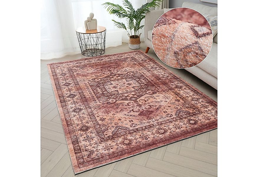 my home Teppich Abbas, Druckteppich, orientalisches Design, rechteckig, Höh günstig online kaufen