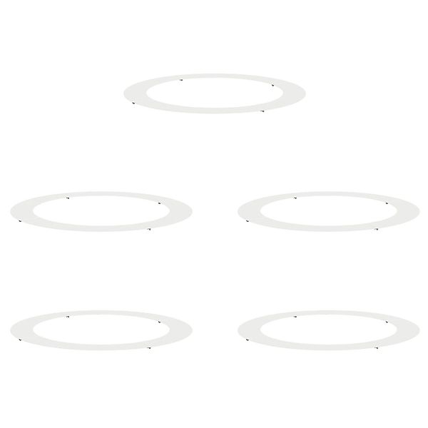 vidaXL Blumentopf Weiße Pflanzgefäße Weiß Kunststoff günstig online kaufen