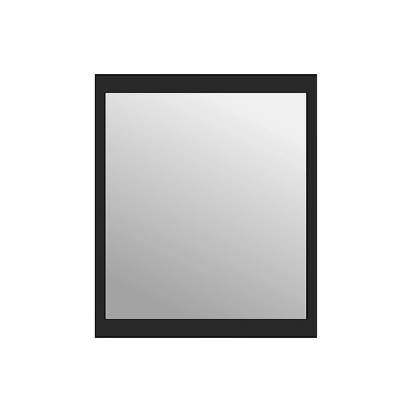 Kristall-Form Rahmenspiegel Beach VII 40 cm x 60 cm Schwarz günstig online kaufen