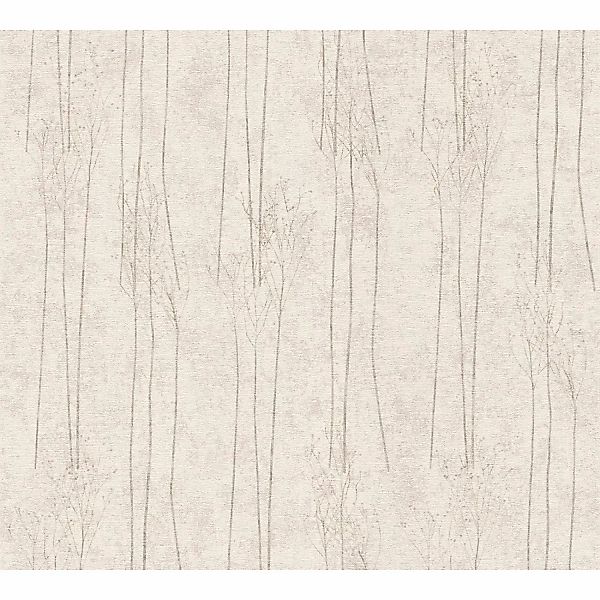 Bricoflor Baum Tapete In Taupe Beige Hygge Vliestapete Mit Bäumen Gemütlich günstig online kaufen