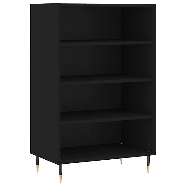 vidaXL Highboard Schwarz 57x35x90 cm Holzwerkstoff 827221 günstig online kaufen
