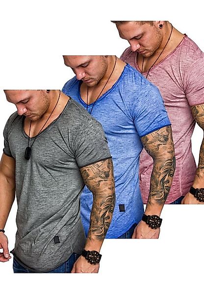 Amaci&Sons T-Shirt 3. NYC Herren 3er-Pack T-Shirts (3er-Pack) Herren Basic günstig online kaufen