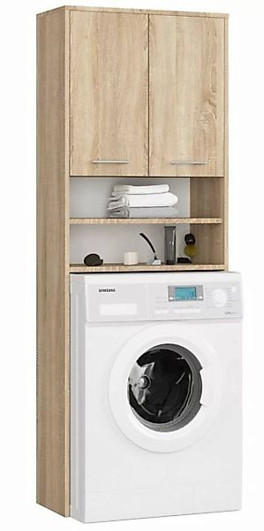 Home Collective Waschmaschinenumbauschrank 64x30x180cm, Badezimmer Hochschr günstig online kaufen