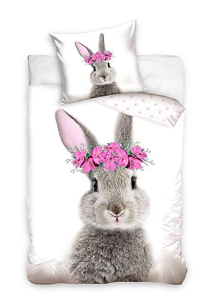 Carbotex Bettwäsche Kaninchen Hase Bettwäsche 135 günstig online kaufen