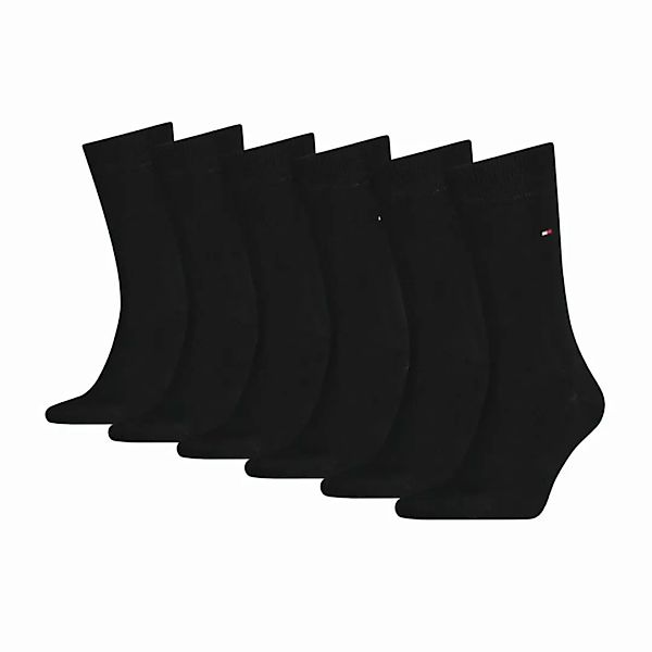 TOMMY HILFIGER Herren Socken - Men's Sock ECOM, 6er Pack Schwarz 47-49 günstig online kaufen