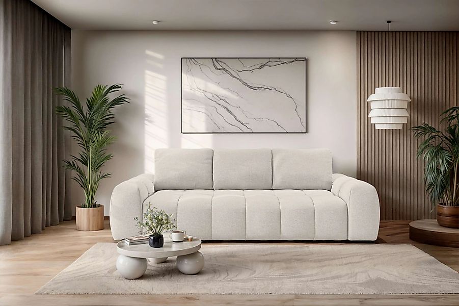 OTTO home 3-Sitzer "AZITA optionale Schlafsofa mit Bettkasten, Breite 253cm günstig online kaufen