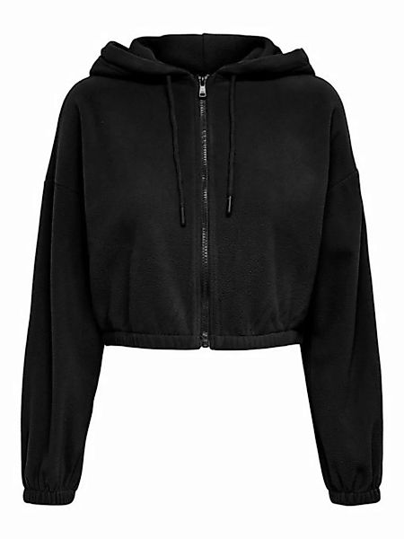 ONLY Fleece- Sweatshirt Damen Schwarz günstig online kaufen