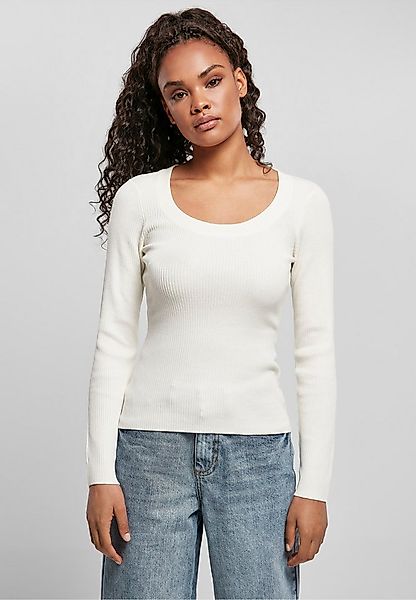 URBAN CLASSICS Sweatshirt Urban Classics Damen Ladies Wide Neckline Sweater günstig online kaufen