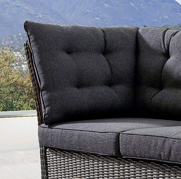 Destiny Loungesofa PALMA, Aluminium, Polyrattan, 3er günstig online kaufen