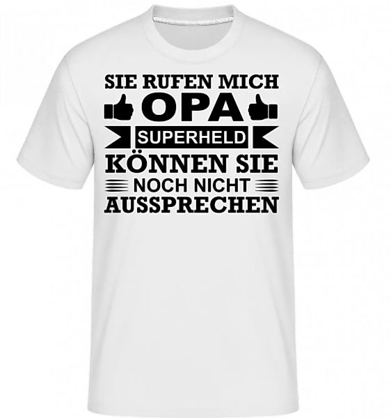 Opa Superheld · Shirtinator Männer T-Shirt günstig online kaufen
