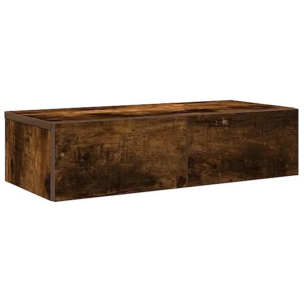 vidaXL Wandregal mit Schubladen Räuchereiche 60x26,5x15 cm 859972 günstig online kaufen