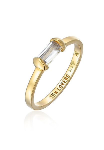 HAZE & GLORY Fingerring Verlobungsring - Elope 375 Gelbgold, Verlobungsring günstig online kaufen