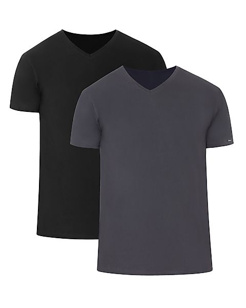 Cornette T-Shirt Herren T-Shirts mit V-Ausschnitt günstig online kaufen