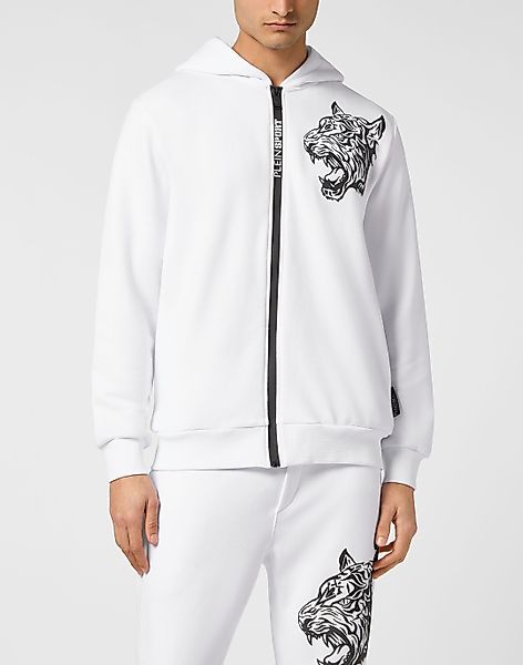 PLEIN SPORT Kapuzensweatjacke Sweatjacke mit Kapuze günstig online kaufen