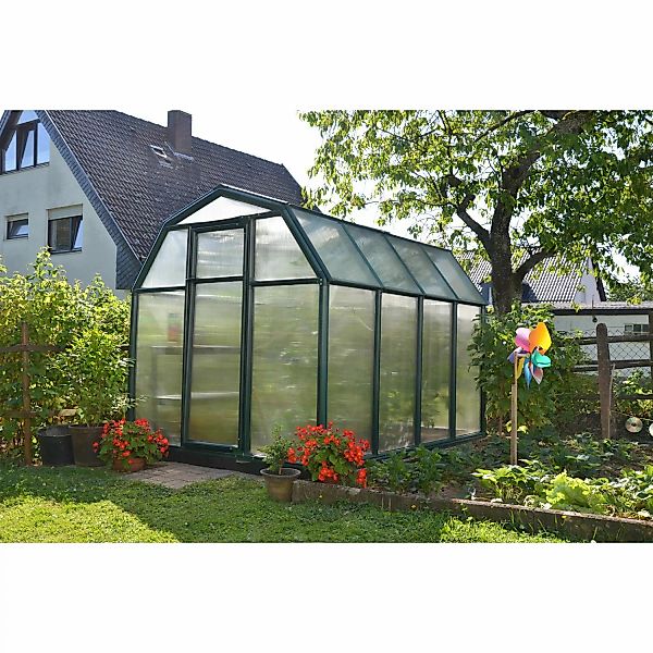 Palram - Canopia Gewächshaus Grün 5,3 m² inkl. Fundamentrahmen günstig online kaufen