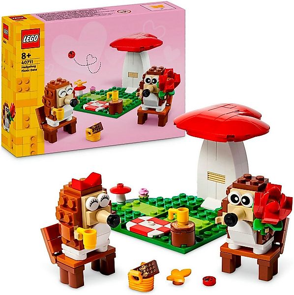 LEGO® Igel und ihr Picknick-Date (40711), LEGO Iconic Konstruktionsspielste günstig online kaufen
