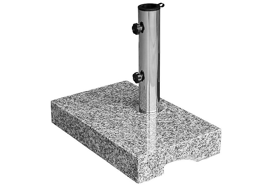 anndora Betonschirmständer für Sonnenschirme Granit 25kg Balkonständer max. günstig online kaufen