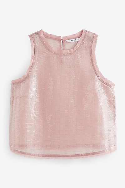 Next Shirttop Ärmelloses Tanktop mit Pailletten günstig online kaufen