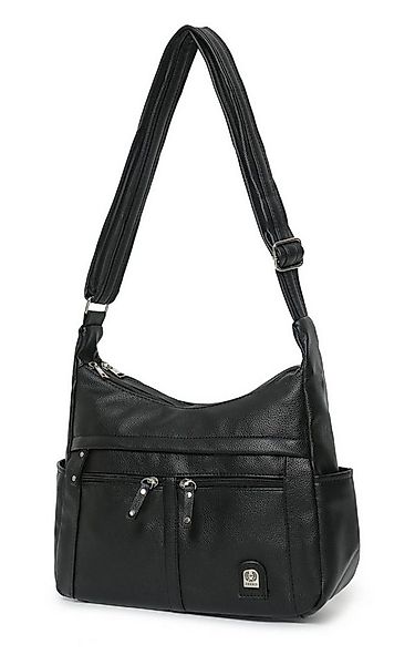 ITALYSHOP24 Schultertasche Damen Tasche Vintage Shopper Umhängetasche Handt günstig online kaufen