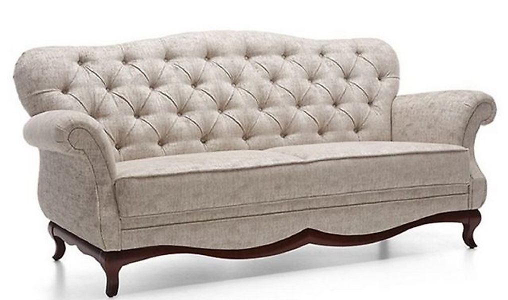 Casa Padrino Chesterfield-Sofa Luxus Art Deco Chesterfield Wohnzimmer Sofa günstig online kaufen