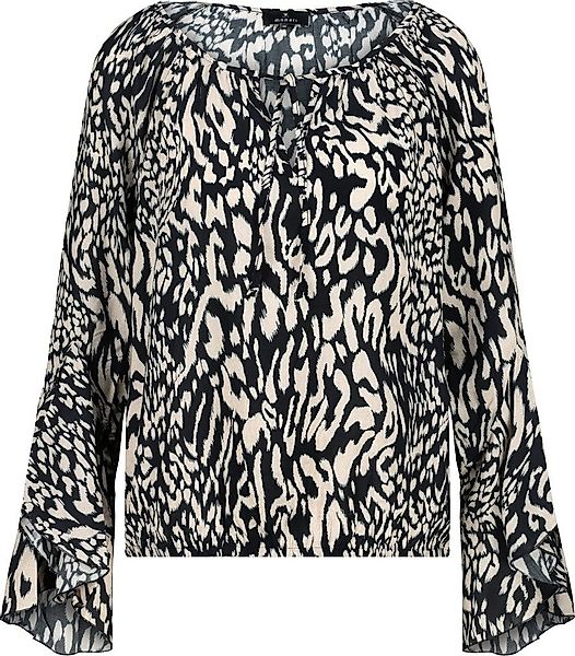 Monari Blusenshirt Bluse schwarz gemustert günstig online kaufen