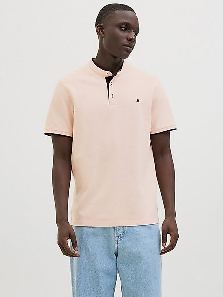 Jack & Jones Poloshirt JJEPAULOS MAO POLO mit Logo Stickerei günstig online kaufen