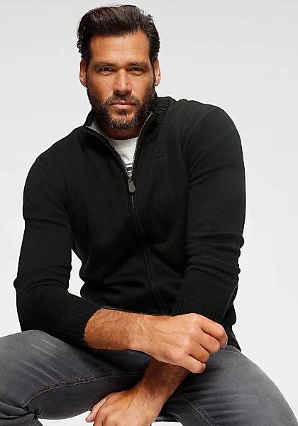 Mans World Strickjacke "neue Farben", aus Baumwollmischung günstig online kaufen