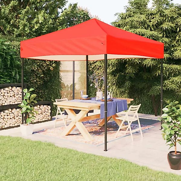 Vidaxl Partyzelt Faltbar Rot 2x2 M günstig online kaufen