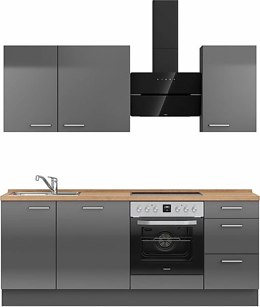 nobilia Küchenzeile ""Flash II"" vormontiert, Ausrichtung wählbar, Breite 2 günstig online kaufen